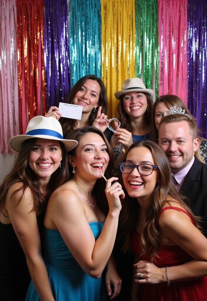 15 Ideas de Decoración de Fiestas para Bebés que Harán que Todos Digan '¡Increíble!' - 8. Photobooth Divertido